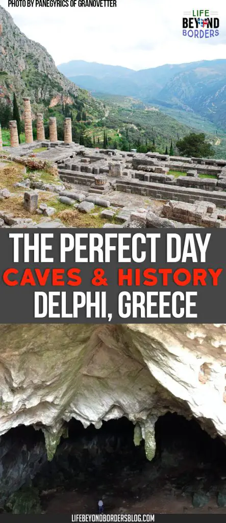 Korikion Cave - a good trek to Delphi in Greece. Top image: "<a href="https://www.flickr.com/photos/sarah_c_murray/4082116814/" target="_blank" rel="noopener noreferrer">1156: Temple of Apollo at Delphi</a>" (<a href="https://creativecommons.org/licenses/by-sa/2.0/" target="_blank" rel="license noopener noreferrer">CC BY-SA 2.0</a>) by <a href="https://www.flickr.com/people/sarah_c_murray/" target="_blank" rel="cc:attributionURL noopener noreferrer">Panegyrics of Granovetter</a>