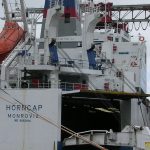 Loading cars in Le Havre