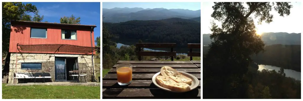 My Sobra Natura accommodation, with views in the morning at Geres National Park. How can you not relax? Life Beyond Borders