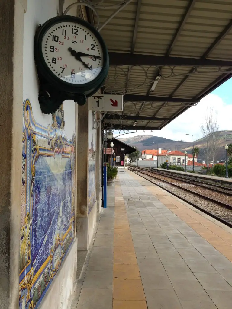 Pinhao's quaint train station in the Douro Valley region of North Portugal. Life Beyond Borders