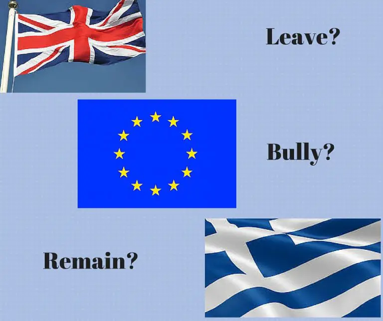 Greece, the UK, the EU Referendum