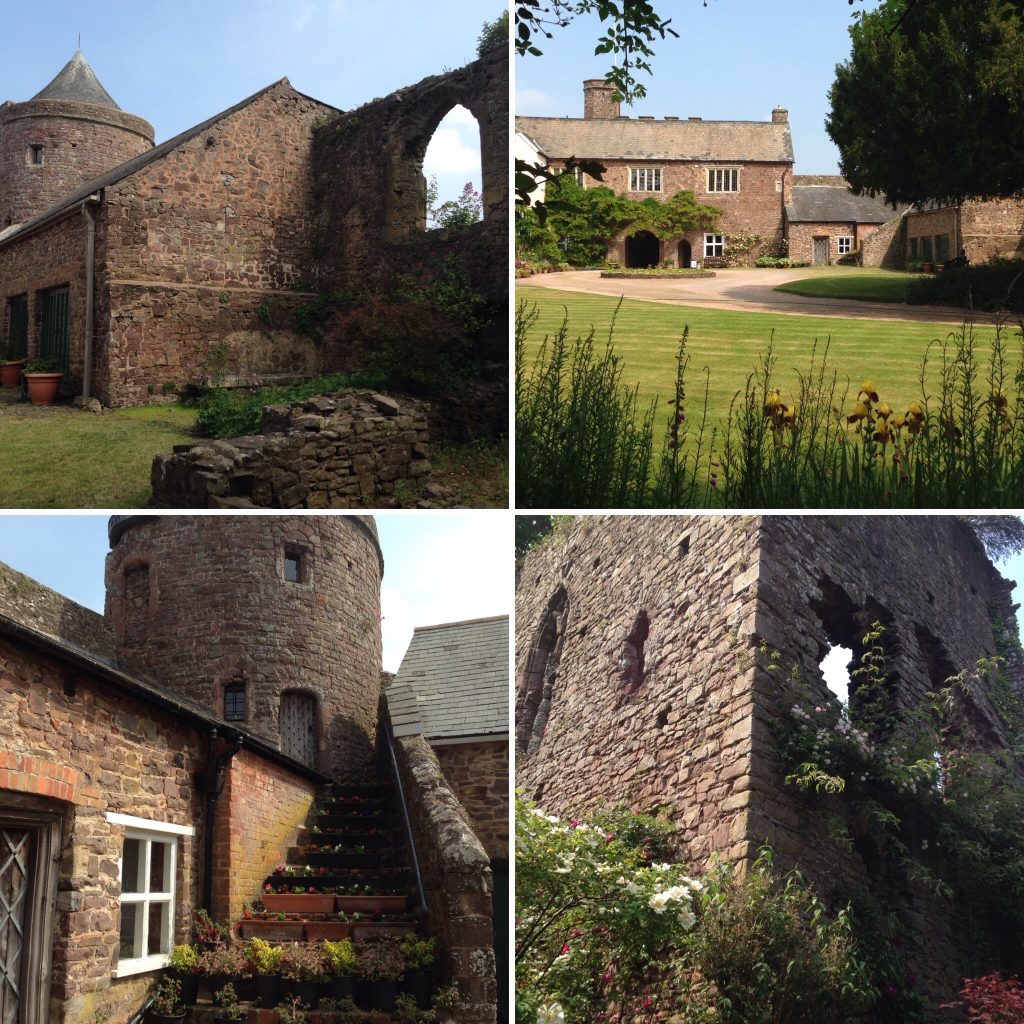 Tiverton Castle - one of the locations for the Tiverton Literary Festival