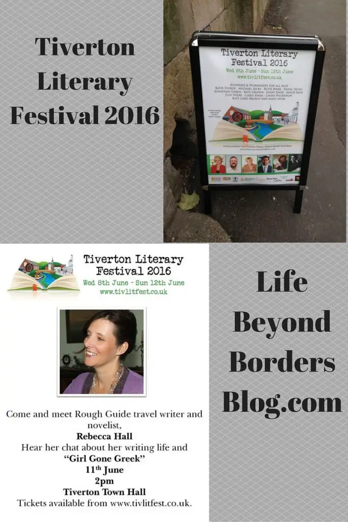 Tiverton Literary Festival 2016 - LifeBeyondBordersBlog.com