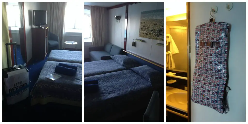 My cabin on board Celestyal Crystal