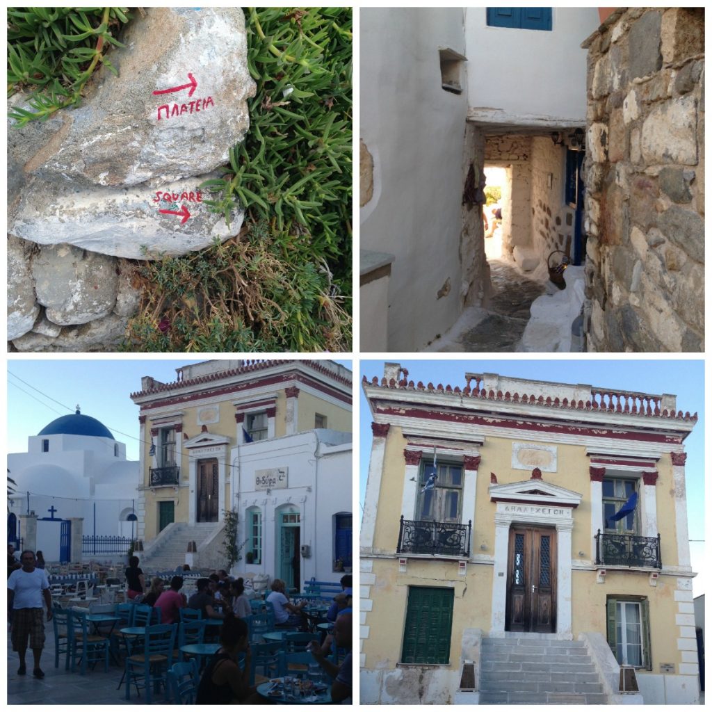 Town Square of the Hora of Serifos