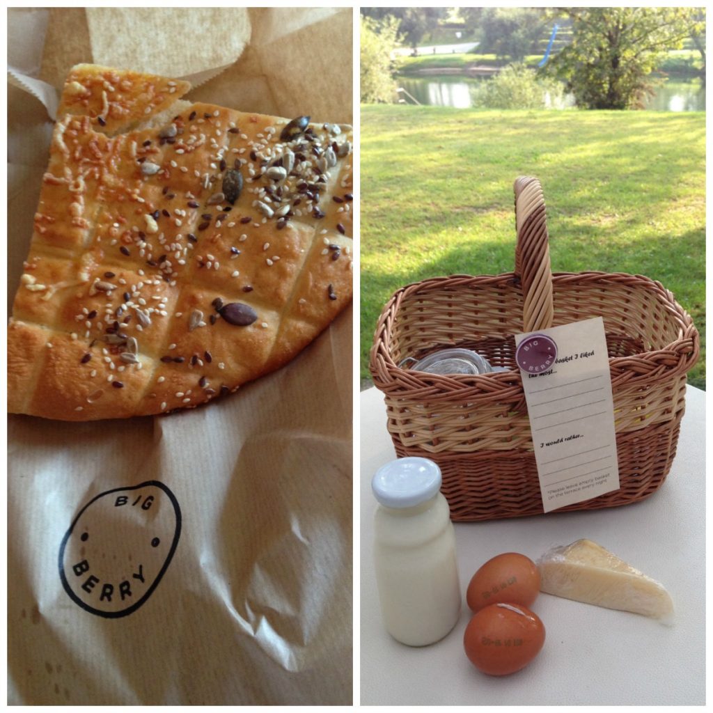 Big Berry Breakfast Basket and fresh bread every morning. Life Beyond Borders