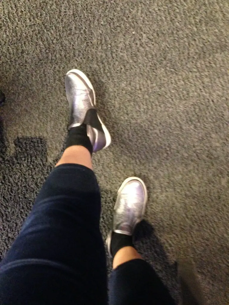 Looking pretty good in my Butterfly Twists Madison shoes in Pewter