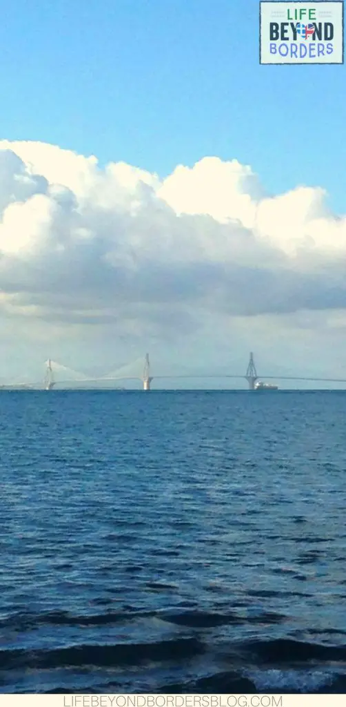 Rio Antirrio Bridge- Nafpaktos - Greece. Amazing feat of engineering