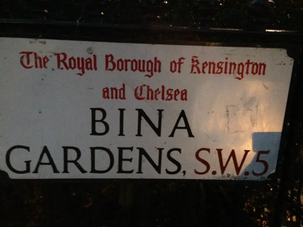 Bina Gardens - where my luxury serviced apartment in London was located. Life Beyond Borders