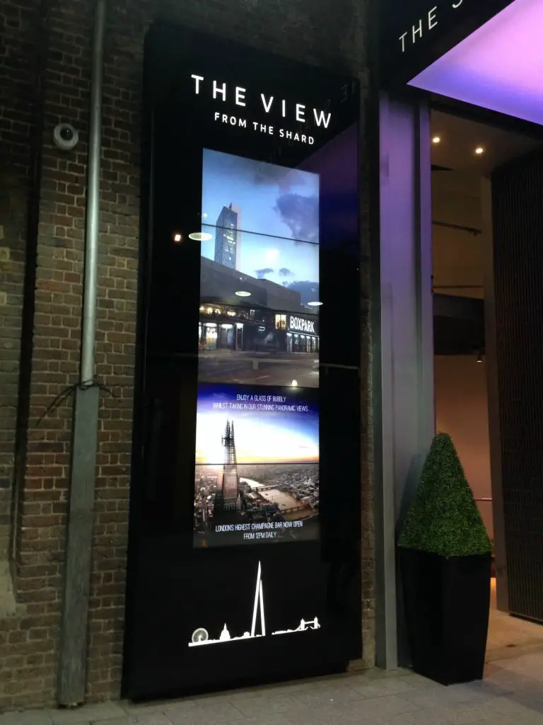 The Shard- entry