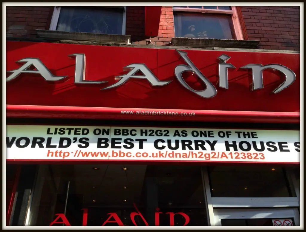 Aladin Curry House - Brick Lane - London Food Tours