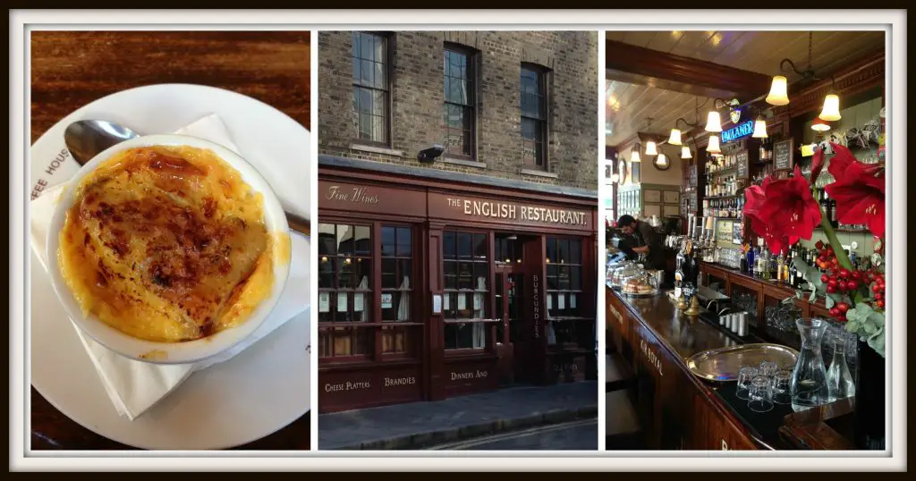 Bread and Butter Pudding at the English Restaurant - Eating London Food Tour - LifeBeyondBorders