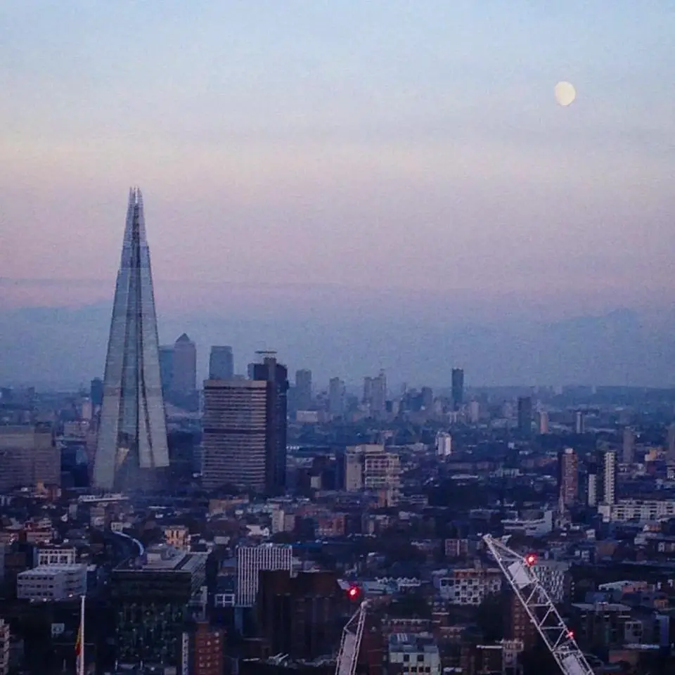 View of the Shard from the London Eye - beautiful! - Life Beyond Borders