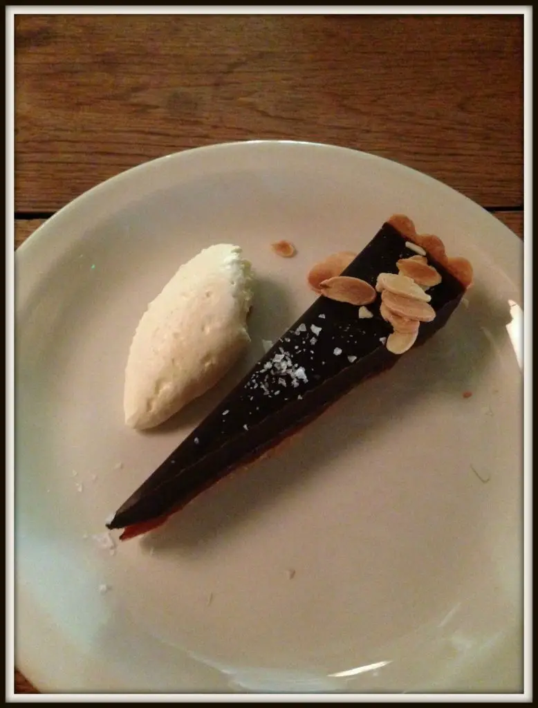 Salted caramalized tart - my favourite dessert on the Eating London Food Tour - LifeBeyondBorders