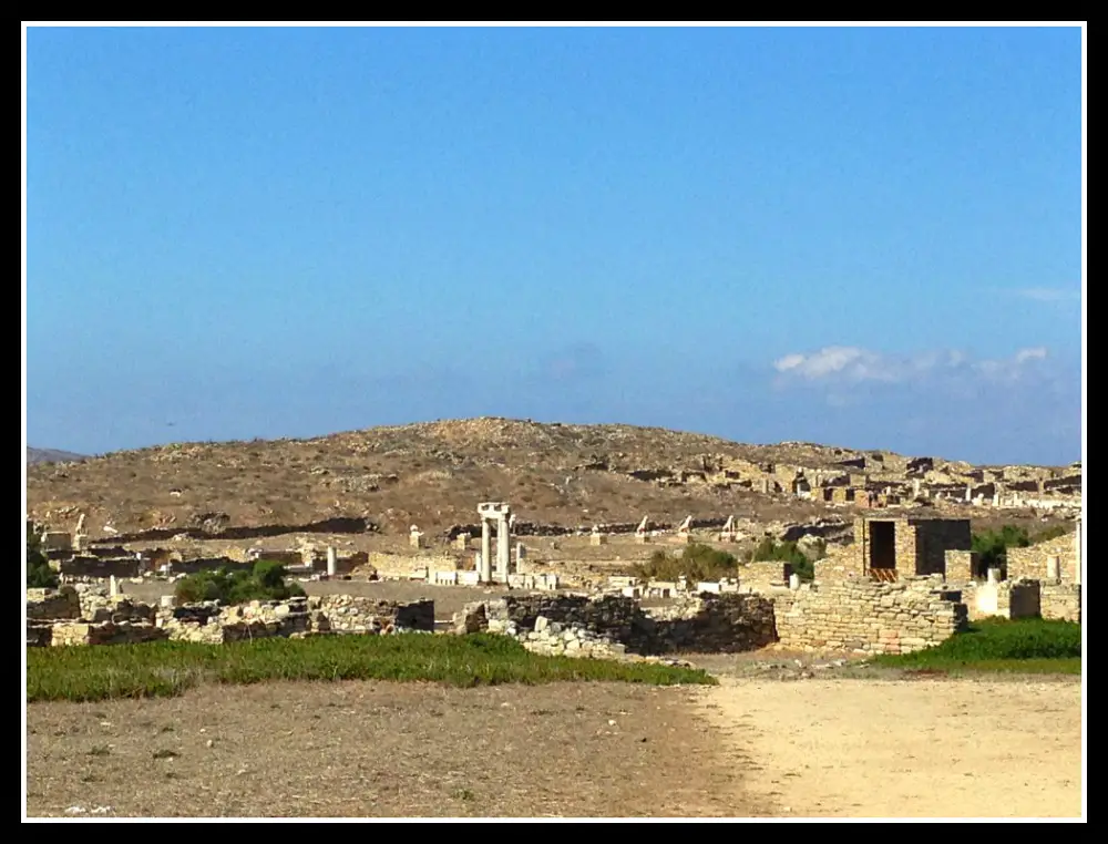 Greek Island of Delos, near Mykonos. Life Beyond Borders