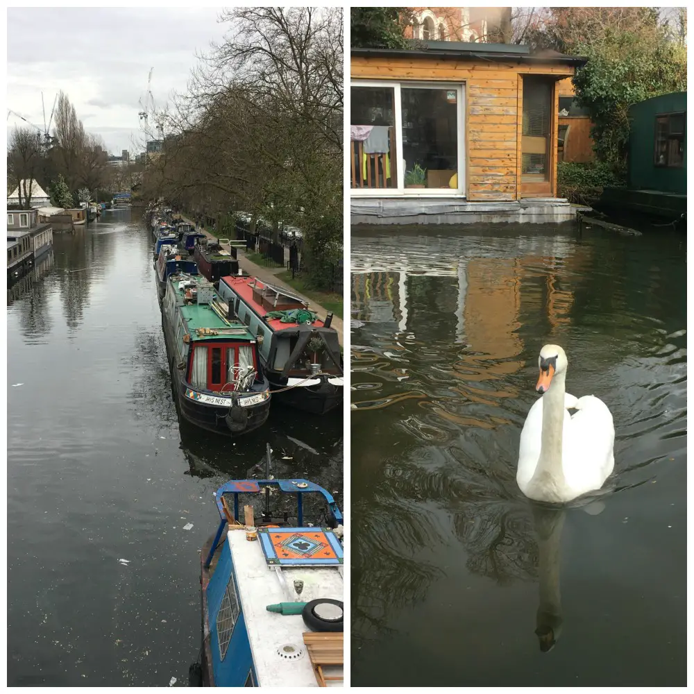 Canal life in Little Venice. London on Boutique Barges. Life Beyond Borders