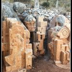 Alekos Zygouris Scultures in the hillside – Kastellorizo island – Greece