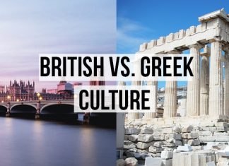 A brief exploration of British vs Greek culture