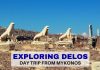 Guarding and exploring Delos - a Greek island day trip from Mykonos