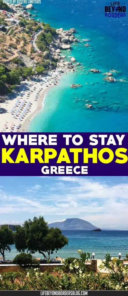 Come and explore where to stay on the remote Greek island of Karpathos. Top photo: <a href="https://www.flickr.com/photos/kostas-limitsios/14399114188/" target="_blank" rel="noopener noreferrer">Apella beach, Karpathos, Greece</a>" (<a href="https://creativecommons.org/licenses/by/2.0/" target="_blank" rel="license noopener noreferrer">CC BY 2.0</a>) by <a href="https://www.flickr.com/people/kostas-limitsios/" target="_blank" rel="cc:attributionURL noopener noreferrer">limitsios</a>