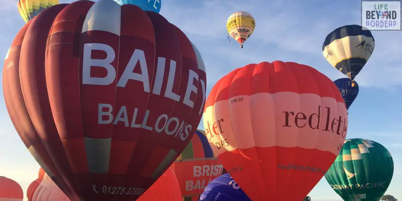 Getting ready for the Bristol International Balloon Festival Morning Rise with Bailey Balloons. Life Beyond Borders