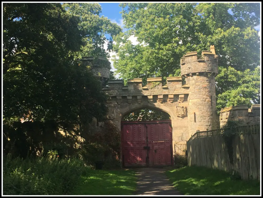 Gateway to Hawarden Estate and woods near Gladstone's Library - North Wales. Life Beyond Borders