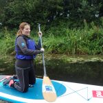 Kneeling – Paddleboarding Grand Western Canal