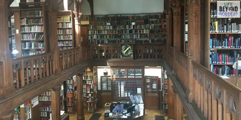 The Theology Room in Gladstone's Library - North Wales