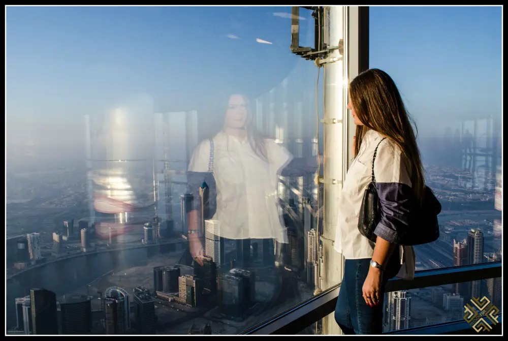 At The Top of Burj 'khalifa sunrise. Image © Elena Sergeeva