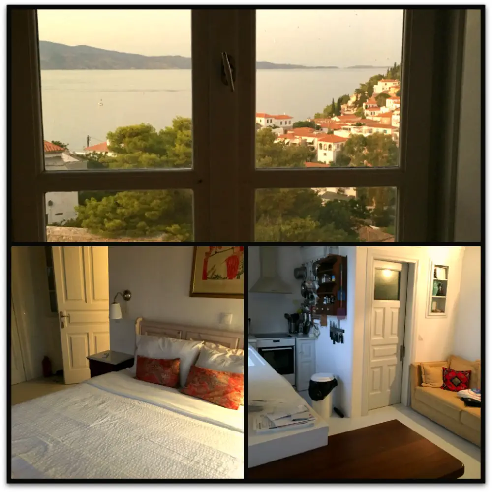 Accommodation in Nicaela's House - Hydra island Greece. What a view! Life Beyond Borders