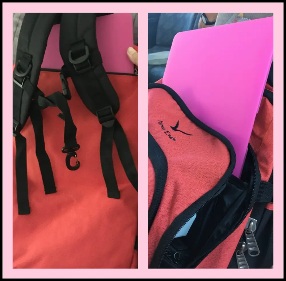 Hynes Eagle 40L Backpack fits my 13" Macbook air too - LifeBeyondBorders