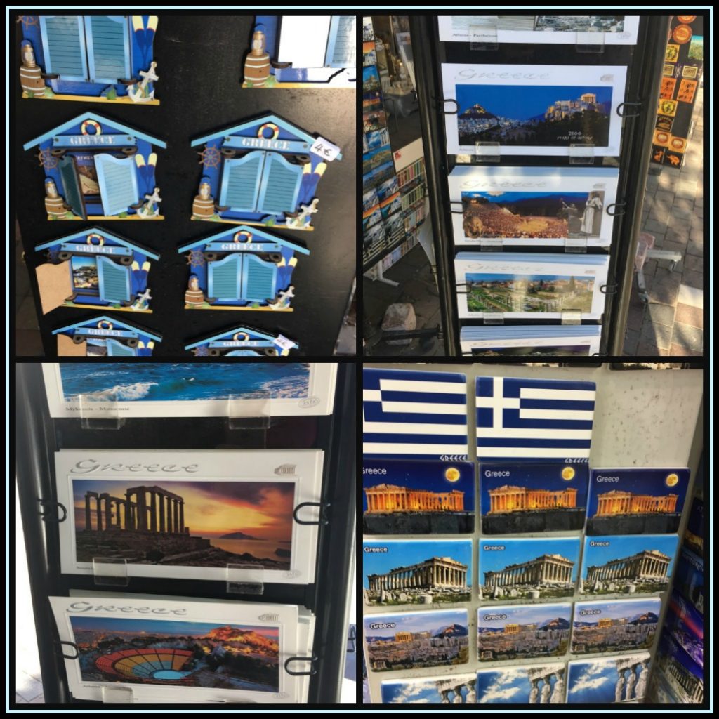 Postcards and fridge magnets always make great Greek souvenirs - LifeBeyondBorders