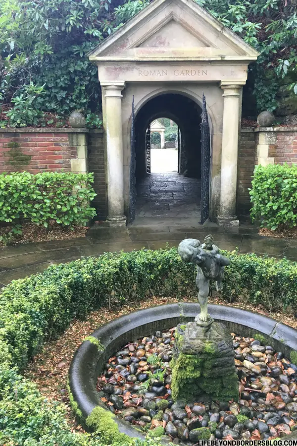 The beautiful Italian Gardens in Compton Acres estate near Poole, Dorset, UK - beautiful at any time of the year - LifeBeyondBorders