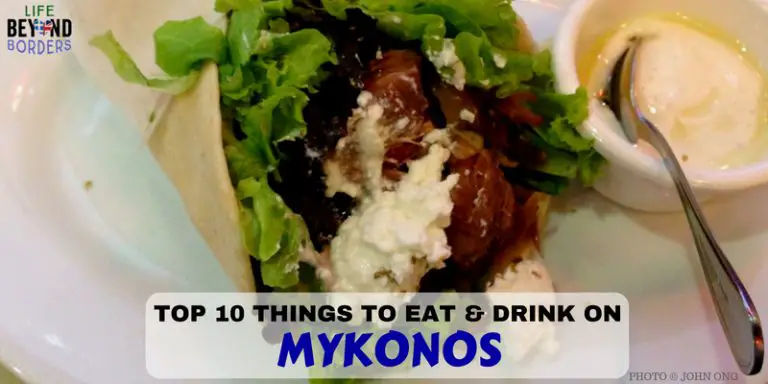 Greek dishes –  top things to eat and drink on Mykonos