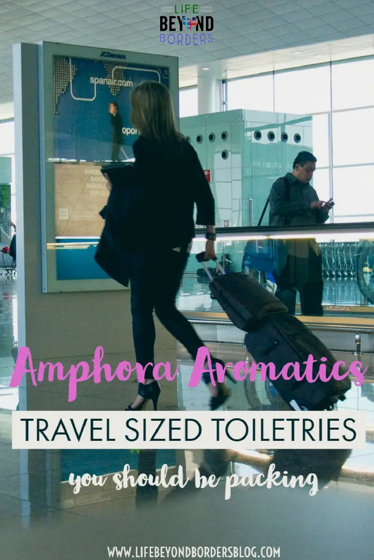 Why you should be packing Amphora Aromatics Travel Sized products for your trip