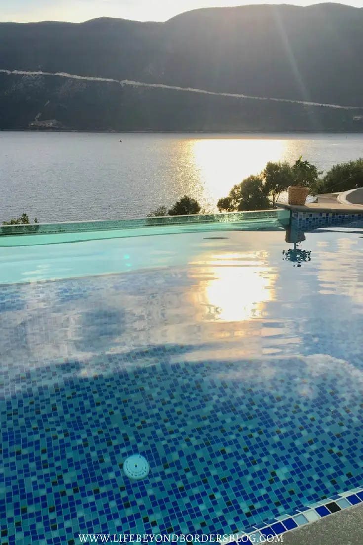 Infinity pool at Sappho Boutique Suites - Lefkada - Greece. Life Beyond Borders