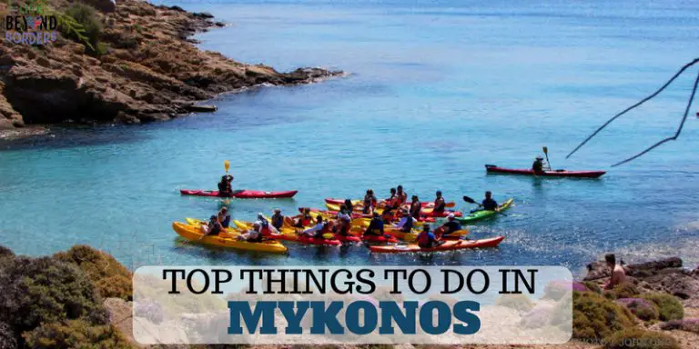 Top Things to do in Mykonos - go sea kayaking