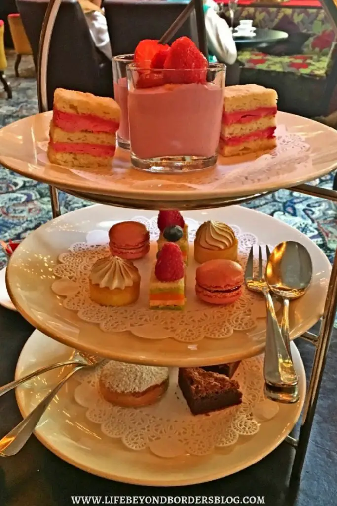 High Tea Dessert at Hotel Des Indes - Best Places to Eat in The Hague, Netherlands