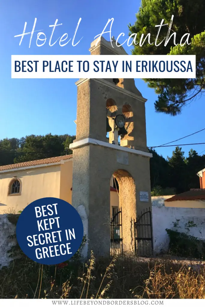 Hotel Acantha - the best boutique hotel on Erikoussa island - Secret Greece - LifeBeyondBorders