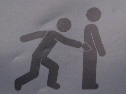 Stickman in pickpocket peril by Ruth and Dave pickpocket photo