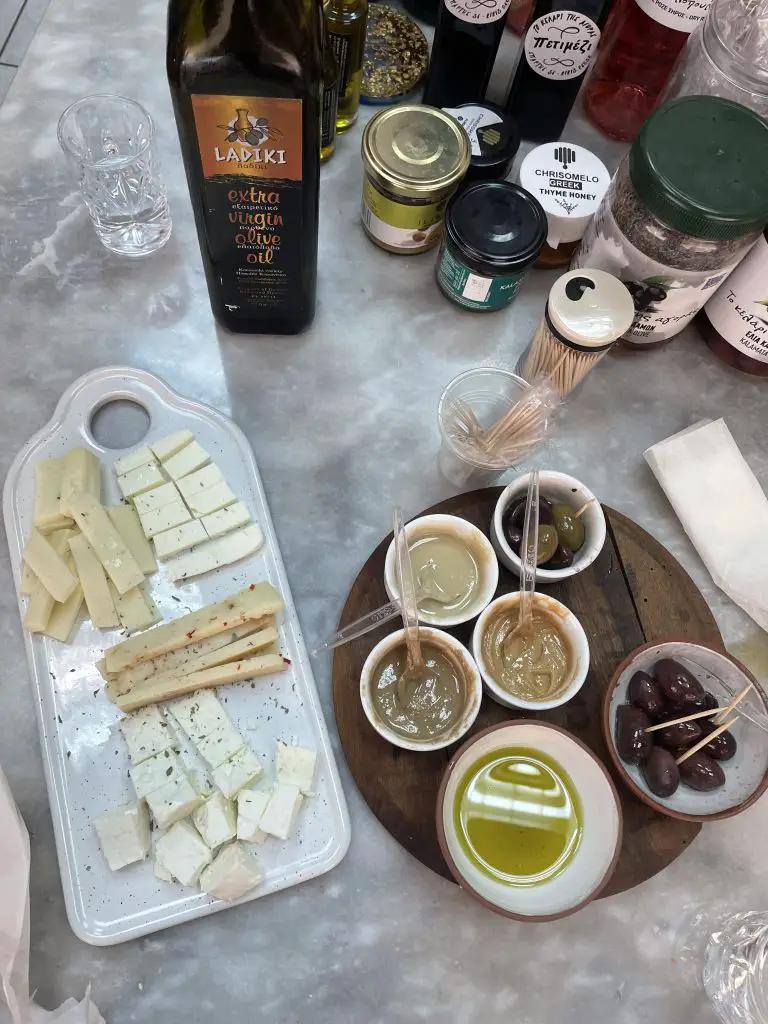 Cheese and Olives from Kalamata Food Tour - LifeBeyondBorders
